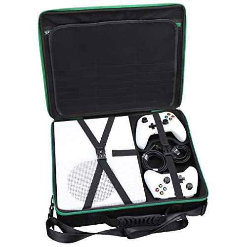 Aproca Duro Viajes Funda Bolso Caso para Microsoft Xbox One S Consola de 1 TB