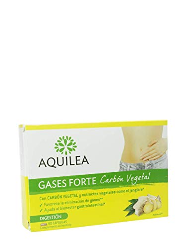 Aquilea Gases Forte Carbon Vegetal, 60 Capsulas