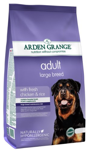 Arden Grange - Arroz grande para gallina con un gran tamaño de bola, perfecto para razas grandes y gigantes de adultos, 12 kg