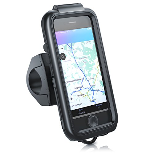 arendo - iPhone 7 Soporte Impermeable para Bicicleta - Bolsa Funda para Bicicleta - Soporte para móvil teléfono Inteligente - fácil de Usar - fijación Segura