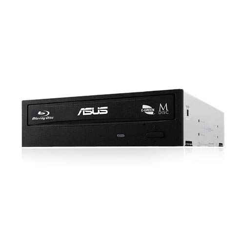 ASUS BW-16D1HT 16X - Grabadora de BLU-Ray, Compatible con M-Disc, encriptación de Disco, Almacenamiento Web Ilimitado (12 Meses), Nero Backitup, E-Green, E-Media