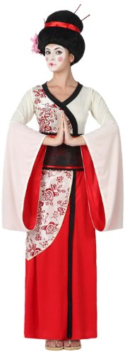 Atosa - Disfraz geisha para mujer, talla M - L, color rojo (15284)