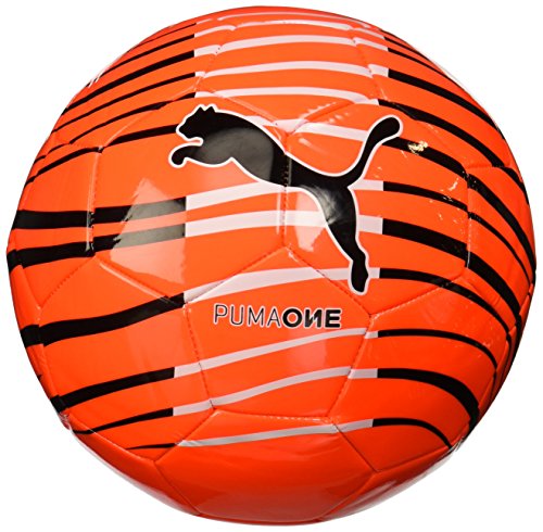 Balón de fútbol One Wave de Puma, Otoño-Invierno, Color Fiery Coral-puma Black-puma White, tamaño 5