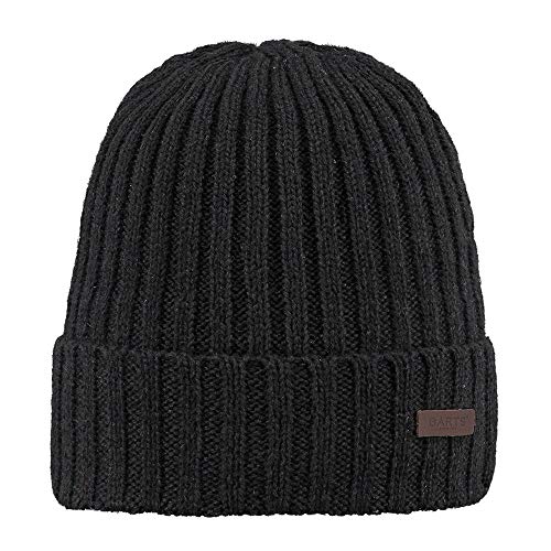 BARTS Haakon Turnup Boina, Negro (Black 0001), Talla única (Talla del Fabricante: Uni) para Hombre BARTS Haakon Turnup Boina, Negro (Black 0001), Talla única (Talla del Fabricante: Uni) para Hombre