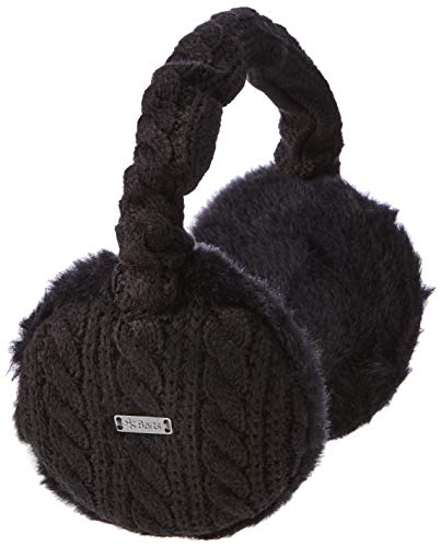 BARTS Monique Earmuffs orejeras, Negro (BLACK 0001), Talla única (Talla del fabricante: UNI) para Mujer