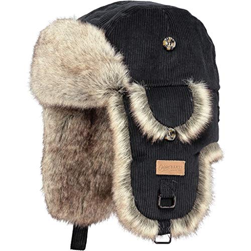 BARTS Rib Bomber Gorro de Aviador, Negro (Black 0001), Talla única (Talla del Fabricante: Uni) Unisex Adulto BARTS Rib Bomber Gorro de Aviador, Negro (Black 0001), Talla única (Talla del Fabricante: Uni) Unisex Adulto