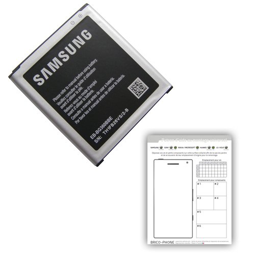 Batería para Samsung Galaxy Core Prime/Core Prime Duos/Core Prime VE/J2 producto original para modelos SM-G360/SM-G360F/SM-G361F/J200H