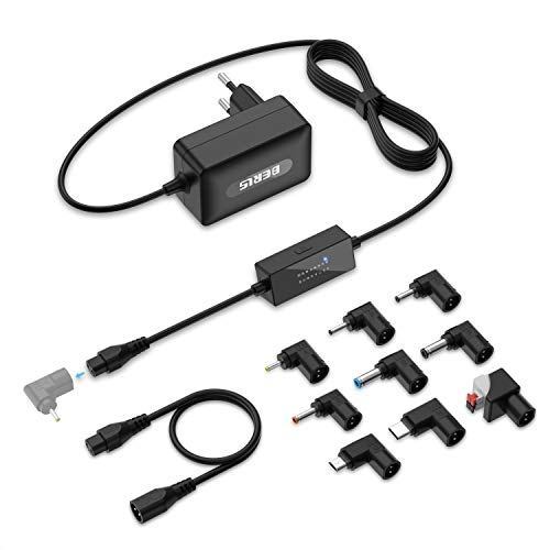 BERLS 24W Adaptador de Fuente de Alimentación de CC, Universal, Regulables, con 9 Conectores Tntercambiables, 5V 6V 7V 8V 9V 10V 11V 12V 13V 14V 15V 16V 17V 18V 19V 20V polaridad Reversible BERLS 24W Adaptador de Fuente de Alimentación de CC, Universal, Regulables, con 9 Conectores Tntercambiables, 5V 6V 7V 8V 9V 10V 11V 12V 13V 14V 15V 16V 17V 18V 19V 20V polaridad Reversible