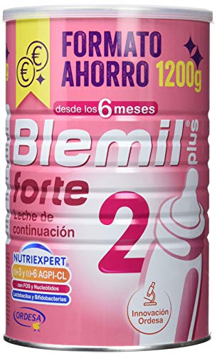 Blemil Plus Forte 2  Leche de continuación para bebé, 1 unidad 1200 gr. A partir de 6 meses.