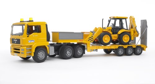 Bruder Camión Góndola Man + Excavadora JCB Bruder Camión Góndola Man + Excavadora JCB