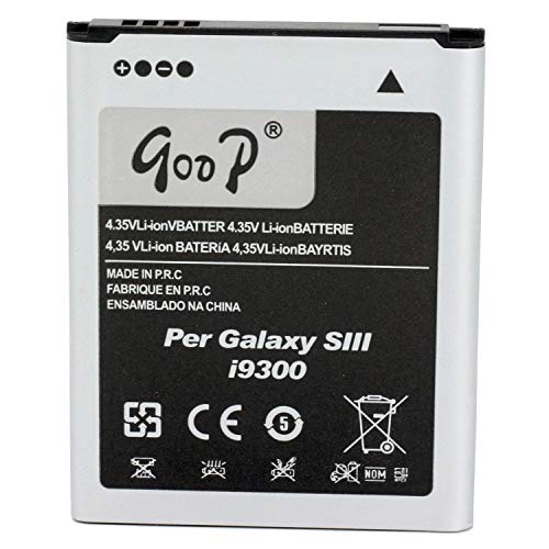 BVC 45230 - Batería Compatible con Samsung Galaxy S3 i9300 (2100mAh, 4.35V, Li-Ion) BVC 45230 - Batería Compatible con Samsung Galaxy S3 i9300 (2100mAh, 4.35V, Li-Ion)