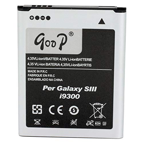 BVC 45230 - Batería Compatible con Samsung Galaxy S3 i9300 (2100mAh, 4.35V, Li-Ion)