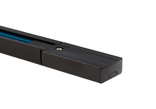 Carril Monofasico 2m Negro Para Focos LED Aluminio ONSSI LED Carril Monofasico 2m Negro Para Focos LED Aluminio ONSSI LED