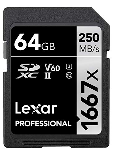 Carte Lexar Professional 1667x 64 Go SDXC UHS-II