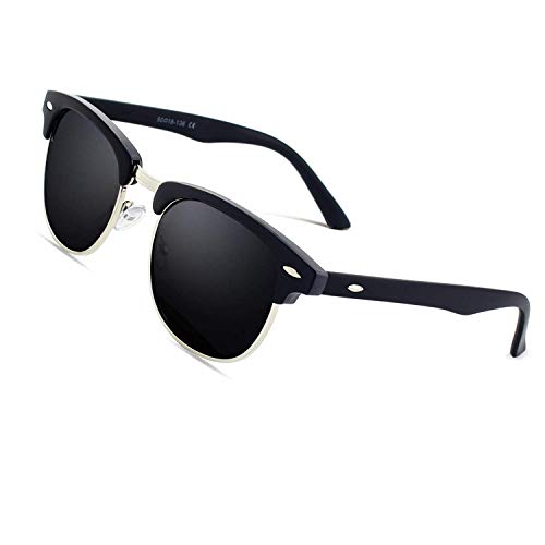 CGID Gafas de sol polarizadas retro medio marco clásico para Hombre y Mujer MJ56 CGID Gafas de sol polarizadas retro medio marco clásico para Hombre y Mujer MJ56