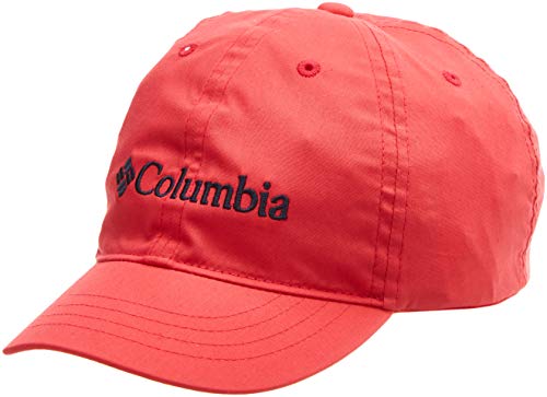 Columbia Gorra para niños, Youth Adjustable Ball Cap, Algodón, Rojo (Bright Geranium), Talla: O/S, 1644971