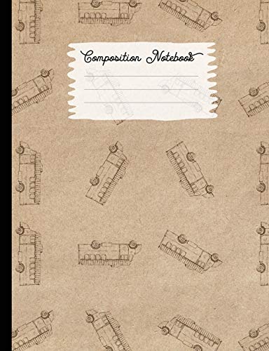 Composition Notebook: College Ruled Blank Lined Journals for School - Food Truck (Vintage Food Truck Series)