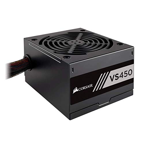 Corsair VS450 - Fuente de alimentación (450 Watts, PFC Activo, 80 Plus) Color Negro CP-9020170-EU