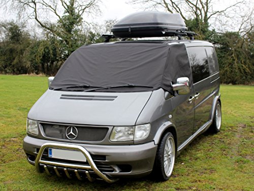 Cortina de protección contra heladas para ventana frontal de parasol oscuro para Mercedes Benz Vito