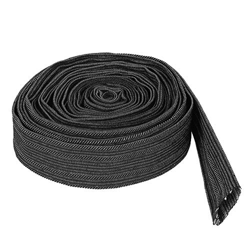 Cubierta de cable de nylon - Cubierta de cable de funda protectora de nylon de 7,5 m para manguera hidráulica de antorcha de soldadura