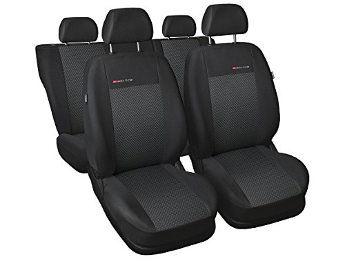 Dacia Duster fundas de los asientos hechos a medida cubiertas de coche protector asiento de terciopelo + acolchado de punto joyería coche Duster I FL p3