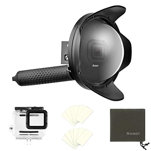 D&F 6'' Submarina Puerto de Domo Vivienda Caso Impermeable para GoPro Hero 7 Negro/Hero 6/Hero 5/Hero (2018) Buceo Fotografía con Cubierta de Lentes y Agarre Flotante D&F 6'' Submarina Puerto de Domo Vivienda Caso Impermeable para GoPro Hero 7 Negro/Hero 6/Hero 5/Hero (2018) Buceo Fotografía con Cubierta de Lentes y Agarre Flotante