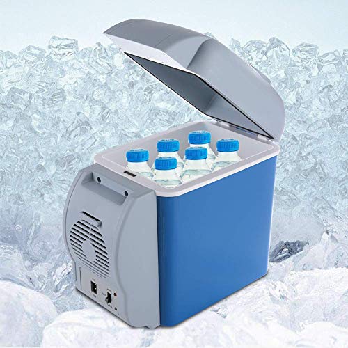 El coche de refrigerador portátil, compacto de temperatura muy Mini refrigerador del coche eléctrico del coche de Ministerio del Interior del dormitorio Barco de Alimentos Bebidas Cuidado de la Piel