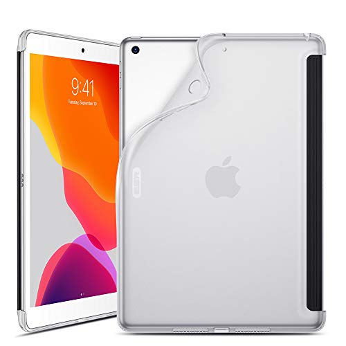 ESR Funda iPad 10,2" Serie Rebound Soft Shell. Cubierta Trasera Slim de TPU Translucido. Compatible Smart Keyboard y Smart Cover. Funda Trasera Shell para iPad 7ª Gen 10,2"(2019). Translúcida. ESR Funda iPad 10,2" Serie Rebound Soft Shell. Cubierta Trasera Slim de TPU Translucido. Compatible Smart Keyboard y Smart Cover. Funda Trasera Shell para iPad 7ª Gen 10,2"(2019). Translúcida.