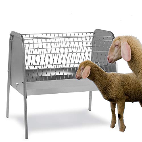 FINCA CASAREJO Forrajera para ovejas Exterior de 1 Metro – Comedero con Patas para Ganado ovino