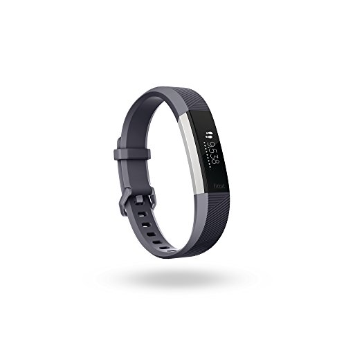 Fitbit Alta HR Pulsera de ritmo cardiaco y fitness, Unisex Adulto, Gris, L