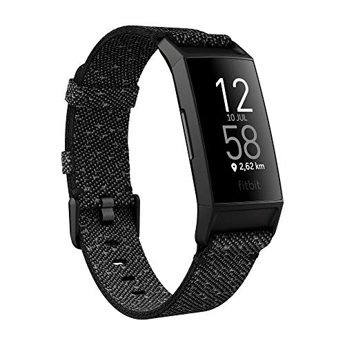 Fitbit Charge 4 Activity Tracker, Unisex-Adult, Negro Granito, One