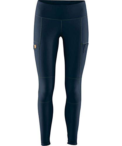 Fjallraven Abisko Trail Tights W Sport Trousers, Mujer, Navy-Dark Navy, L