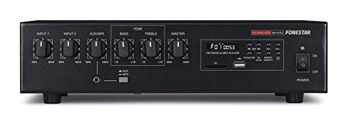 Fonestar Sistemas MA-61RU - Amplificador USB (60W) Color Negro