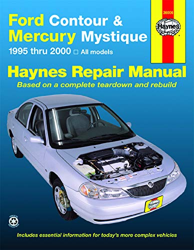 Ford Contour & Mercury Mystique (95 - 00): 1995-2000 (Haynes Automotive Repair Manuals)