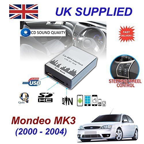 FORD MONDEO MK3 (2003 -2007) MP3 SD USB CD AUX entrada de Audio adaptador Digital cambiador de CD módulo