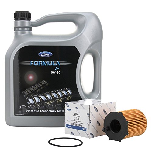 Ford Original Aceite de Motor Formula F 5W30 5 litros 155D3A + Filtro de Aceite 1359941 Ford Original Aceite de Motor Formula F 5W30 5 litros 155D3A + Filtro de Aceite 1359941