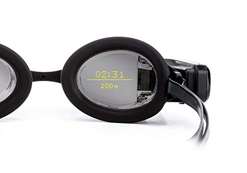 FORM Smart Swim Goggles - Gafas de natación inteligentes con pantalla transparente, diseño premium con recubrimiento antiempañante - Lentes de espejo de plata FORM Smart Swim Goggles - Gafas de natación inteligentes con pantalla transparente, diseño premium con recubrimiento antiempañante - Lentes de espejo de plata
