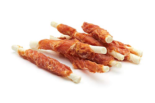 Frigera Snack Perro Palitos de Piel de Buey Enrollados con Pollo Deshidratado - 500 gr Frigera Snack Perro Palitos de Piel de Buey Enrollados con Pollo Deshidratado - 500 gr
