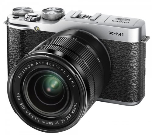 Fujifilm X-M1 KIT 16-50 EE TD - Cámara EVIL de 16.5 Mp (pantalla de 3", objetivo 16.0-50.0mm f/3.5, zoom óptico 3x, estabilizador de imagen) color plateado
