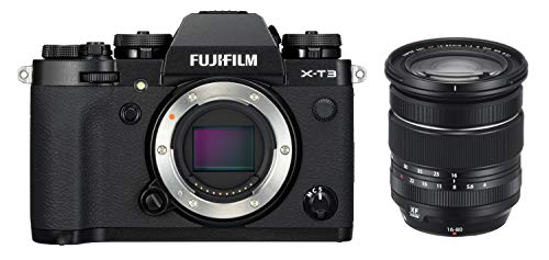 Fujifilm X-T3 Cámara Digital sin Espejo Color Negro, con Fujinon XF16-80 mm F4 R W
