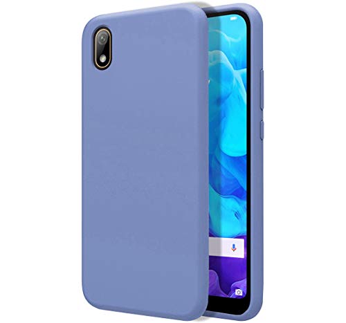 Funda Silicona Líquida Ultra Suave para Huawei Y5 2019 Color Azul Celeste Funda Silicona Líquida Ultra Suave para Huawei Y5 2019 Color Azul Celeste