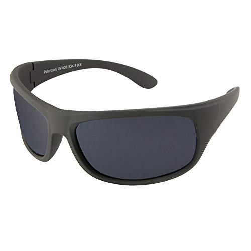 Gafas de Sol polarizadas EREBOS | Cat. 4 Especialmente oscuras | Protección UV 400 | para Sol Extremo: montaña y mar | En Caso de fotofobia | 24 g (Antracita | Cristales Negros | Tinte Gris) Gafas de Sol polarizadas EREBOS | Cat. 4 Especialmente oscuras | Protección UV 400 | para Sol Extremo: montaña y mar | En Caso de fotofobia | 24 g (Antracita | Cristales Negros | Tinte Gris)