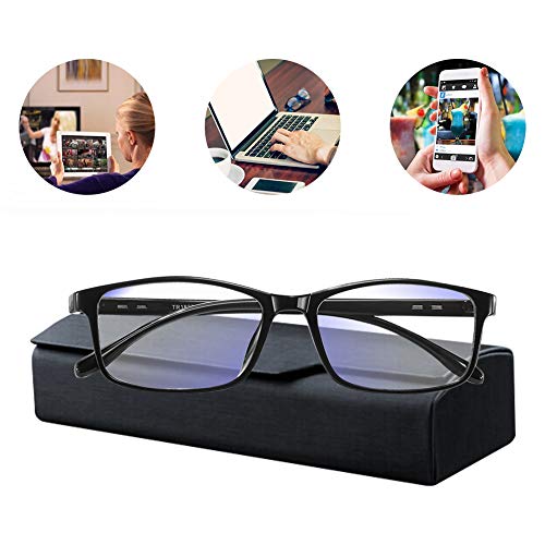 Gafas Luz Azul,Gafas de Ordenador,Gafas con Filtro de luz Azul,Gafas de Pantalla,Antiluz Azul,Anti UV, Gafas para Ordenador Gaming PC para Hombre Mujer