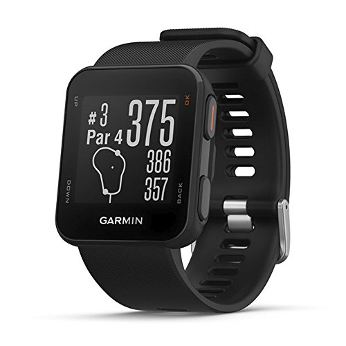 Garmin Approach S10 - Reloj de Golf (campos mundiales preinstalados, Resistencia al Agua 5 ATM) Color Negro