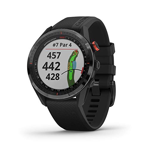 Garmin Approach S62, Reloj GPS de Golf de Primera Calidad, con Cabina Virtual incorporada, mapas y Pantalla a Todo Color Garmin Approach S62, Reloj GPS de Golf de Primera Calidad, con Cabina Virtual incorporada, mapas y Pantalla a Todo Color