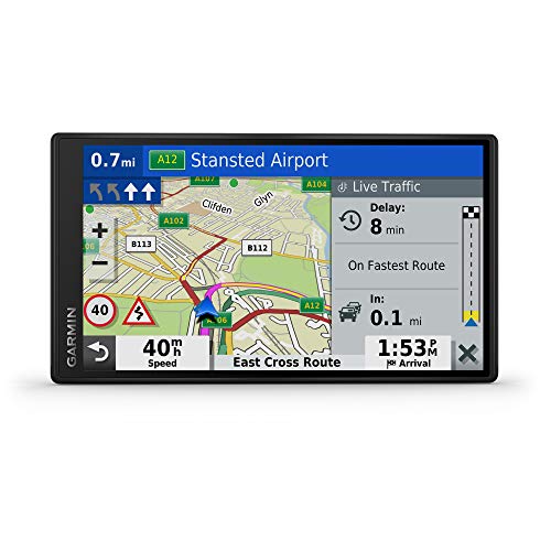 Garmin Drivesmart 65 Full EU MT-D Numero Cuatro,4, Acero Inoxidable 316, Adhesivo In GPS para Coche, Negro