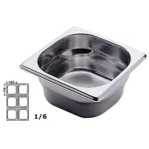 Gastronom Bandeja Inoxidable 1/6 cm 17,6 x 16,20 Gastronom Bandeja Inoxidable 1/6 cm 17,6 x 16,20