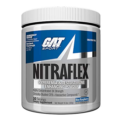 GAT Frambuesa azul Nitraflex - 300 g