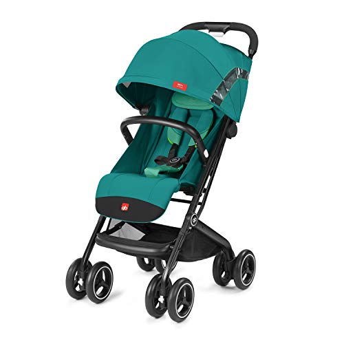 Gb Gold Qbit + All Terrain - Silla de Paseo, Silla de Viaje de Lujo, Travel System 3 en 1, de 0 a 4 años, 15 kg, Velvet Black