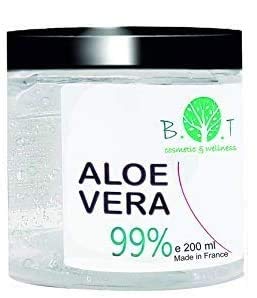 Gel Puro de Aloe Vera de Canarias 200 ml Regenerador 100% natural Hidratante Todo tipo de piel, Cara Cuerpo, Cabello (acondicionador)